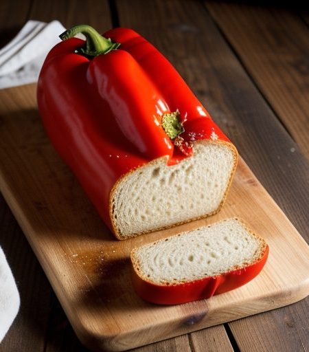 French Bread With Firecracker Red Bell Pepper recipe image