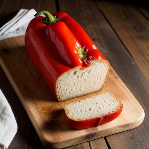 French Bread With Firecracker Red Bell Pepper recipe image