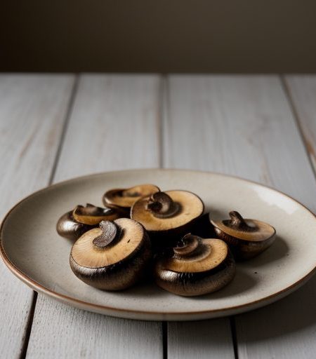 French Champignons (Broiled Mushrooms recipe image