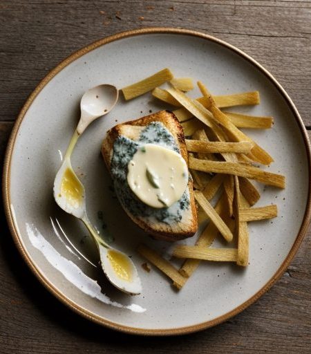 French Chicken W/Roquefort & Garlic recipe image