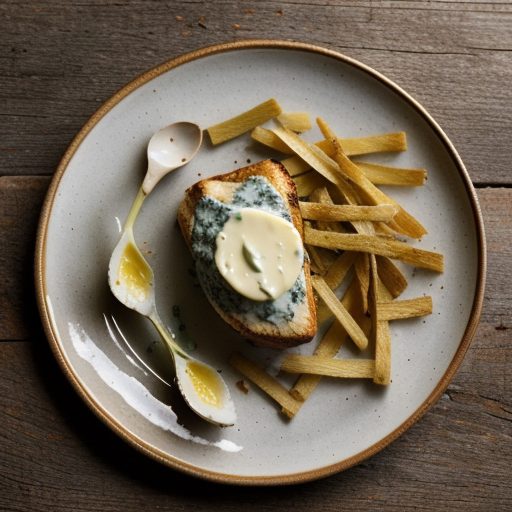 French Chicken W/Roquefort & Garlic recipe image