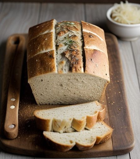 French Onion~ Garlic & Cumin Bread recipe image