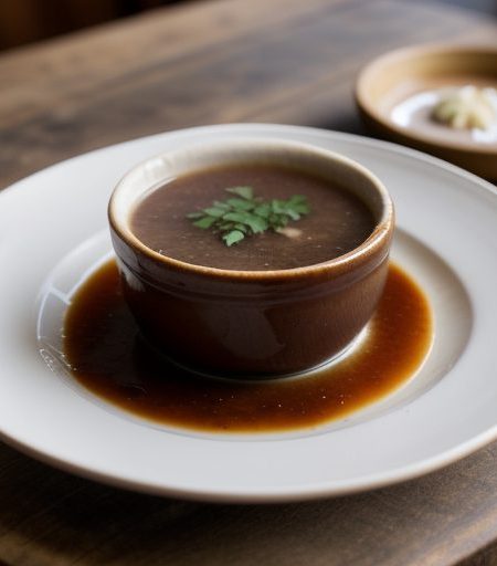 French Onion Lamb Au Jus recipe image
