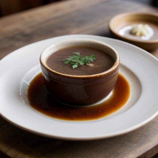 French Onion Lamb Au Jus recipe image