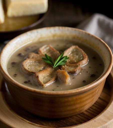 French Onion Soup (Au Pied De Cochon Restaurant recipe image