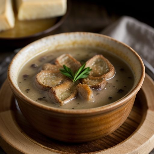 French Onion Soup (Au Pied De Cochon Restaurant recipe image