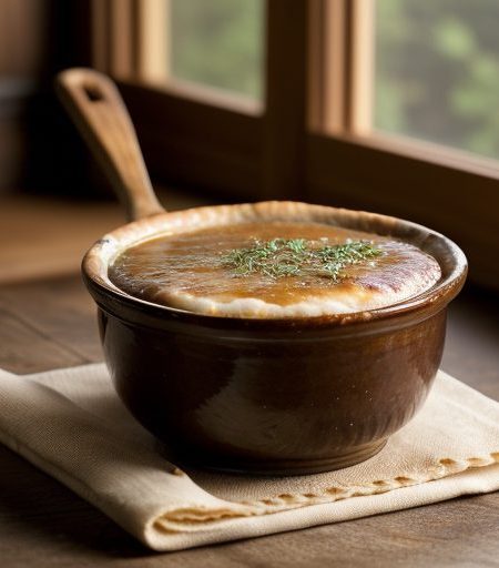 French Onion Soup -- Lowfat (D recipe image