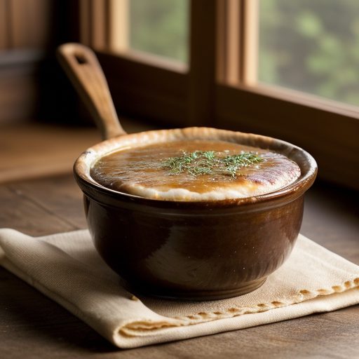French Onion Soup -- Lowfat (D recipe image