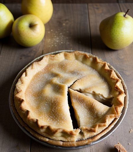 French Pear Pie recipe image
