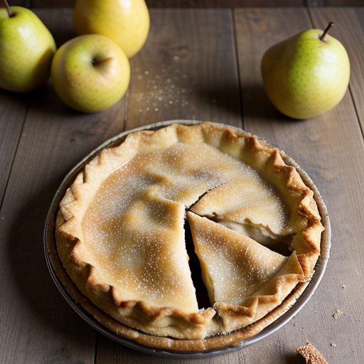 French Pear Pie recipe image