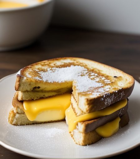 French Toast Cheddar Sandwiches recipe image