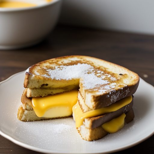 French Toast Cheddar Sandwiches recipe image