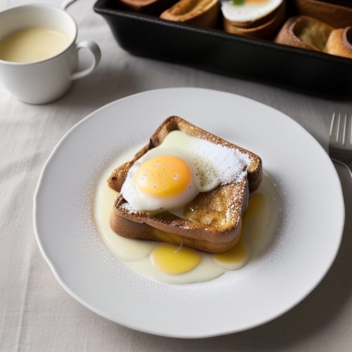 French Toast With Brandied Lemon Butter recipe image