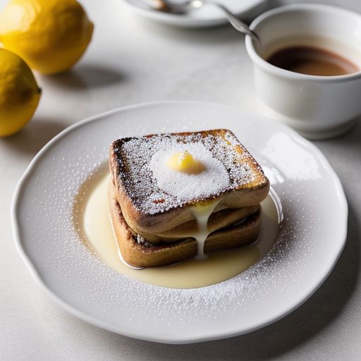 French Toast With Brandied Lemon Butter recipe image