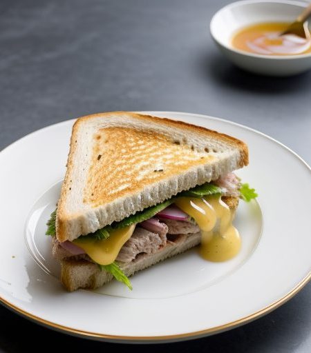 French Toasted Tuna Sandwiches recipe image