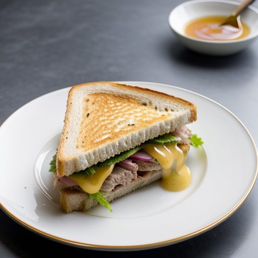 French Toasted Tuna Sandwiches recipe image