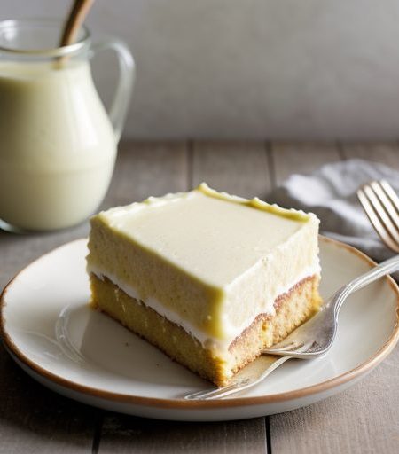 Fresca Cake With Maraschino Frosting recipe image