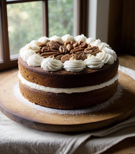 Fresh Apple Nut Cake recipe image
