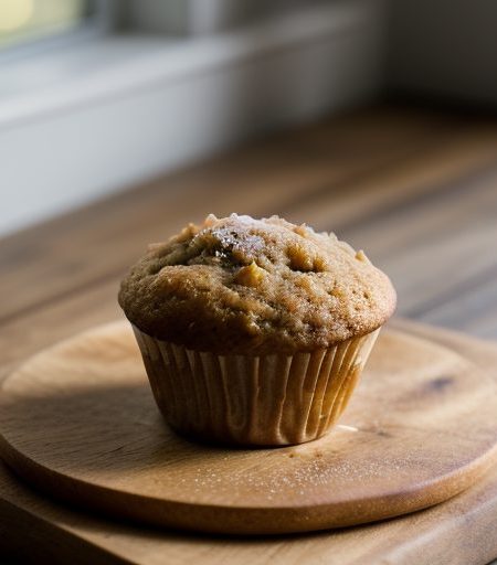 Fresh Apple Whole-Wheat Muffins recipe image