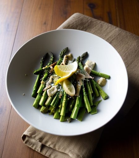 Fresh Asparagus Salad With Lemon Dijon Vinaig recipe image