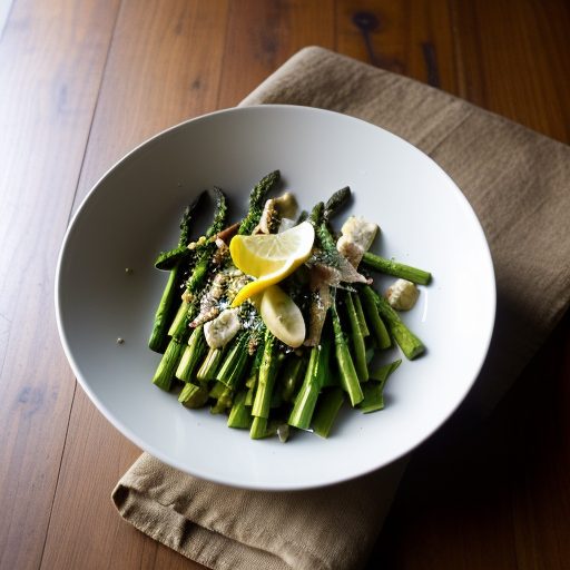 Fresh Asparagus Salad With Lemon Dijon Vinaig recipe image