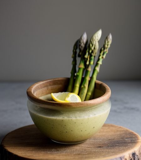Fresh Asparagus Salad With Lemon Dijon Vinaigrette recipe image