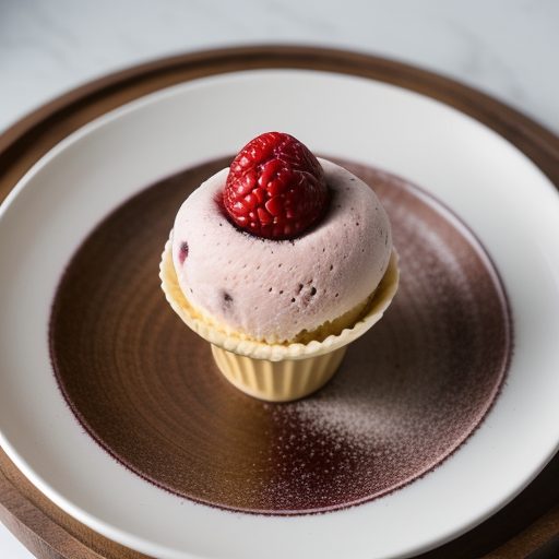 Fresh Berry Tulip W/White Chocolate "Ice Cream recipe image