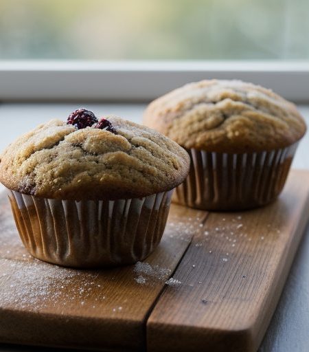 Fresh Blackberry Muffins - Bon Appetit recipe image