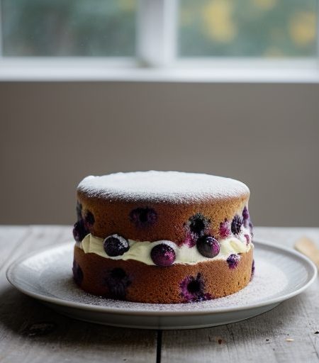 Fresh Blueberry Cake recipe image