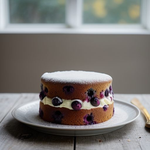Fresh Blueberry Cake recipe image