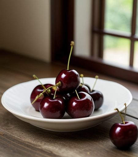Fresh Cherries in Grappa recipe image