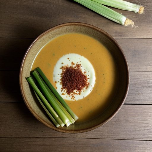 Fresh Corn Bisque With Green Onions recipe image