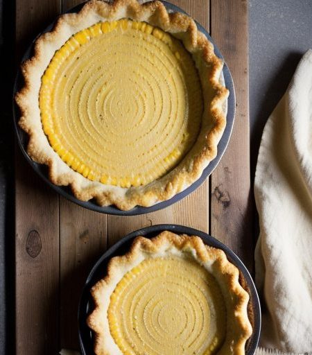 Fresh Corn Custard Pie recipe image
