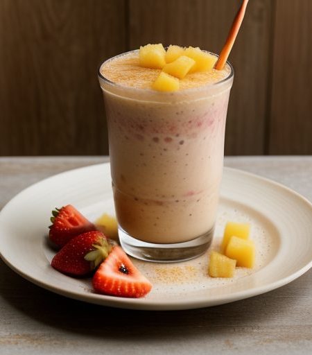 Fresh Fruit Frappe recipe image