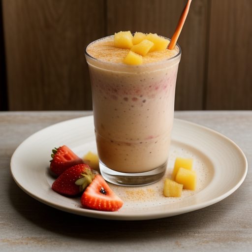 Fresh Fruit Frappe recipe image