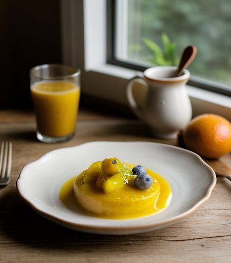Fresh Fruit With Passion Fruit Butter recipe image