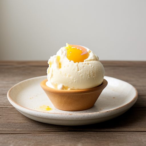 Fresh Georgia Peach Ice Cream- Ben & Jerry' recipe image