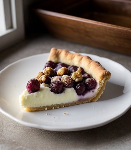Fresh Grape Crostata recipe image