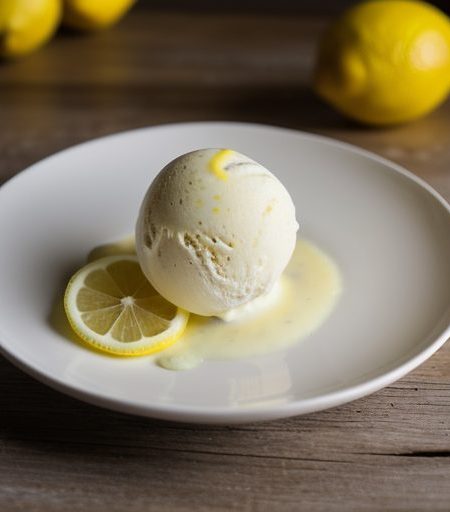 Fresh Lemon Ice Cream recipe image