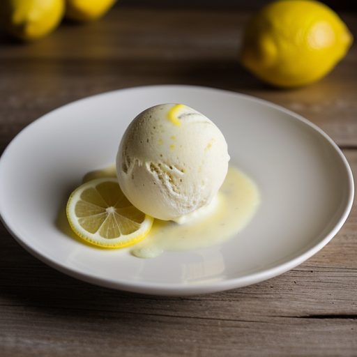 Fresh Lemon Ice Cream recipe image
