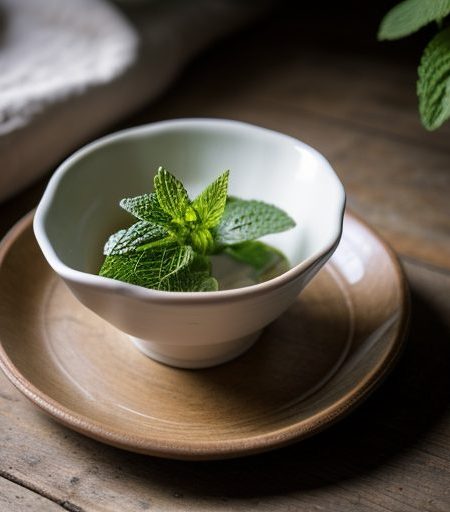 Fresh Mint Liqueur recipe image