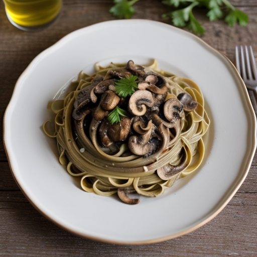 Fresh Mushroom Fettuccine ( 4.5 Points recipe image
