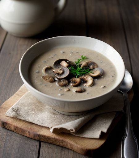 Fresh Mushroom Soup recipe image