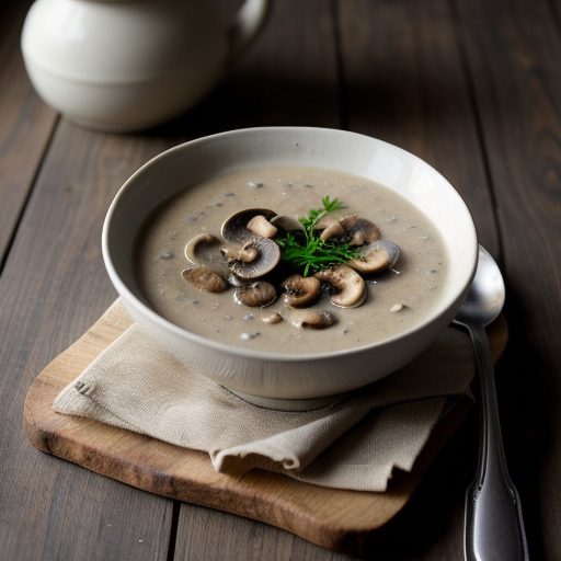 Fresh Mushroom Soup recipe image