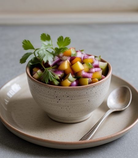 Fresh Nectarine Salsa recipe image