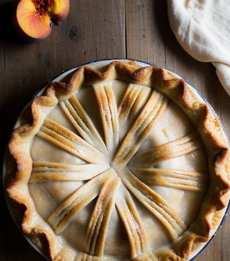 Fresh Peach Pie recipe image