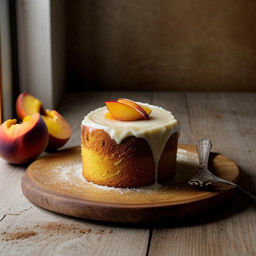 Fresh Peach Pound Cake recipe image