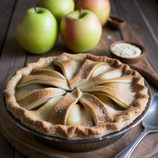 Fresh Pear and Apple Pie recipe image