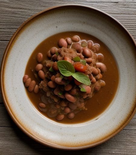 Fresh Pinto Beans With Tomatoes recipe image