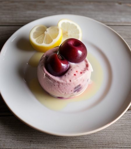 Fresh Plum Ice Cream recipe image